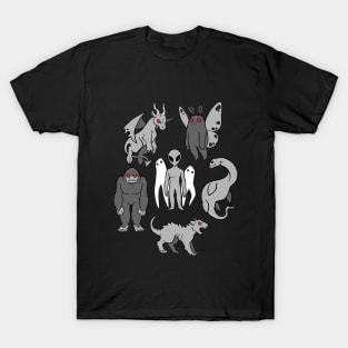 Creepy but cute cryptids T-Shirt